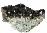 Lustrous Epidote Crystal Cluster - Pakistan #41555-1